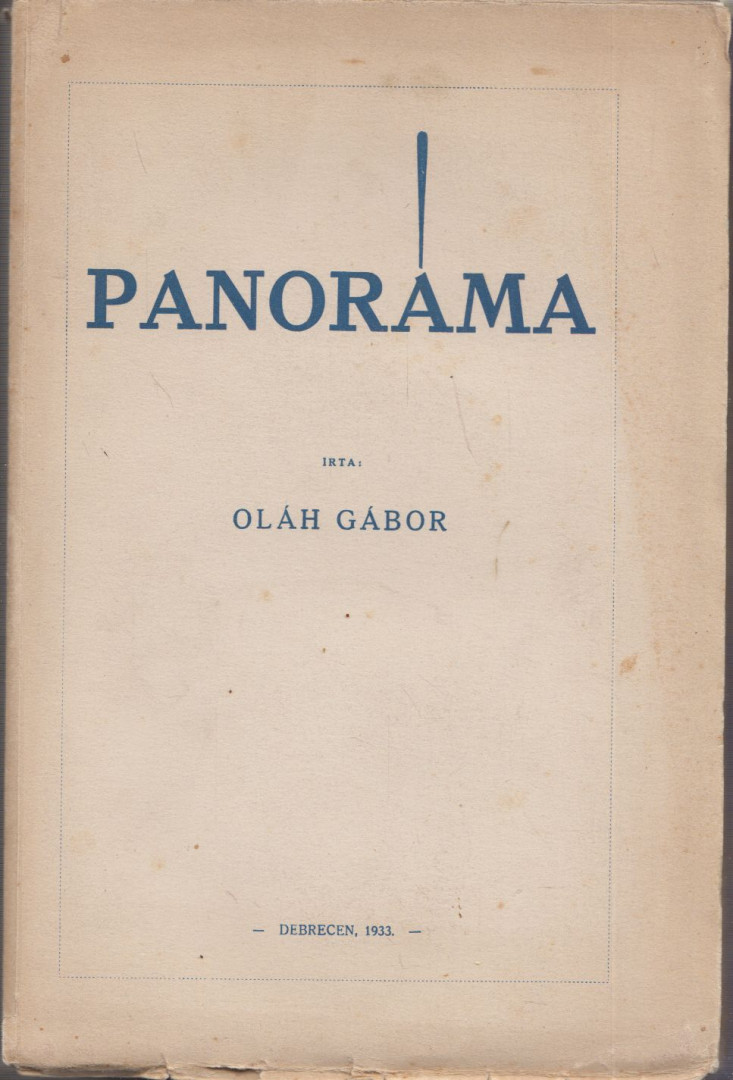 OLÁH GÁBOR - Panoráma [antikvár]