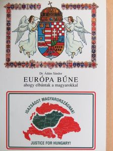 Dr. Ádám Sándor - Európa bűne [antikvár]