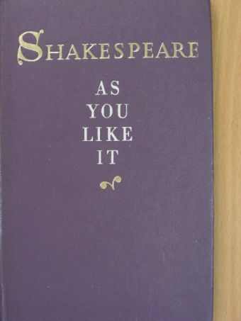 William Shakespeare - As You Like It [antikvár]