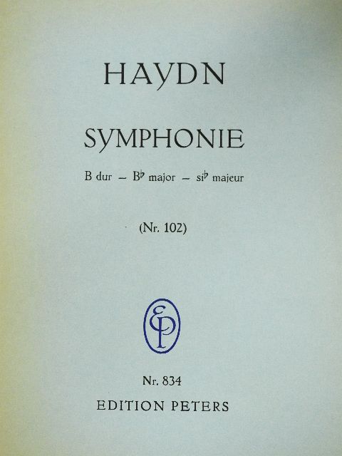 Joseph Haydn - Symphonie Nr. 102 [antikvár]
