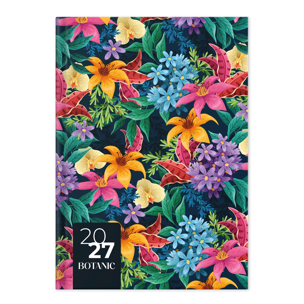 P4114 - 1240 - Határidőnapló Period Botanic A/5 napi Tropic papír 2027