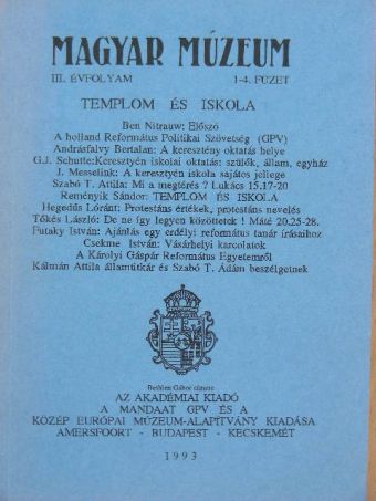 Andrásfalvy Bertalan - Magyar Múzeum 1993/1-4. [antikvár]