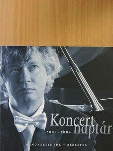 Koncertnaptár 2003-2004 [antikvár]