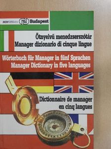 Ötnyelvű menedzserszótár [antikvár]
