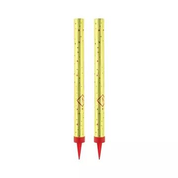 Arany színű torta tűzijáték, 18 cm - 2 db-os csomag