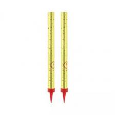 Arany színű torta tűzijáték, 18 cm - 2 db-os csomag