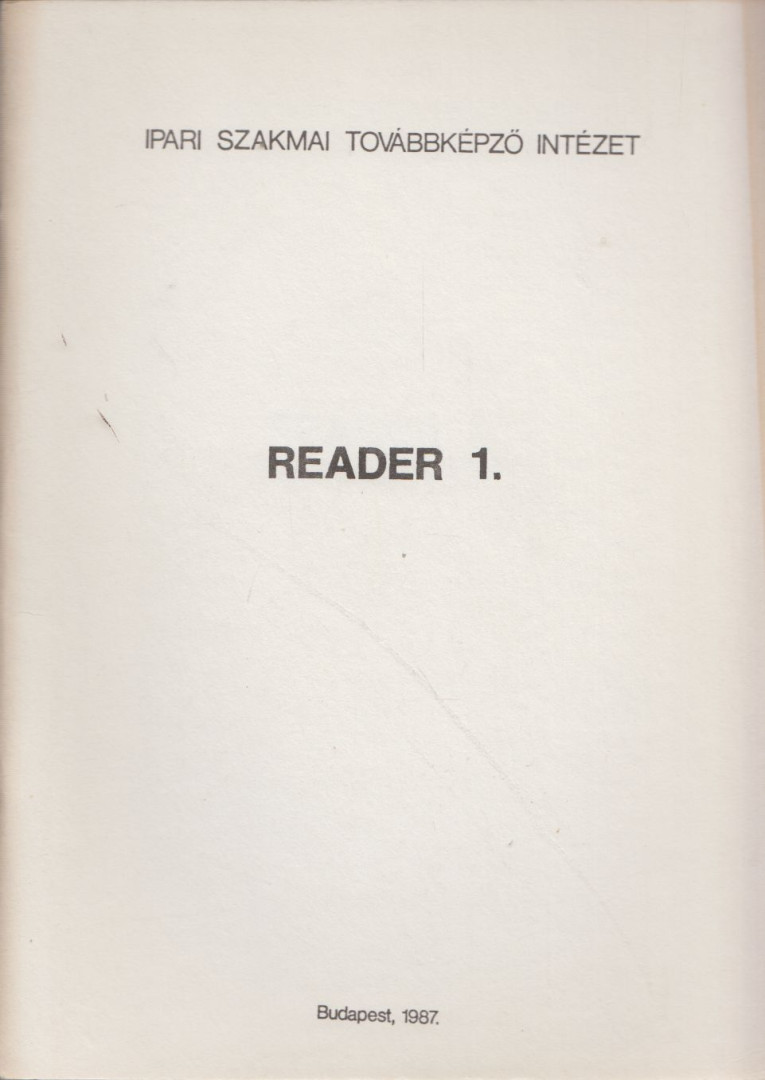 Garai Zsuzsanna - Reader 1. [antikvár]