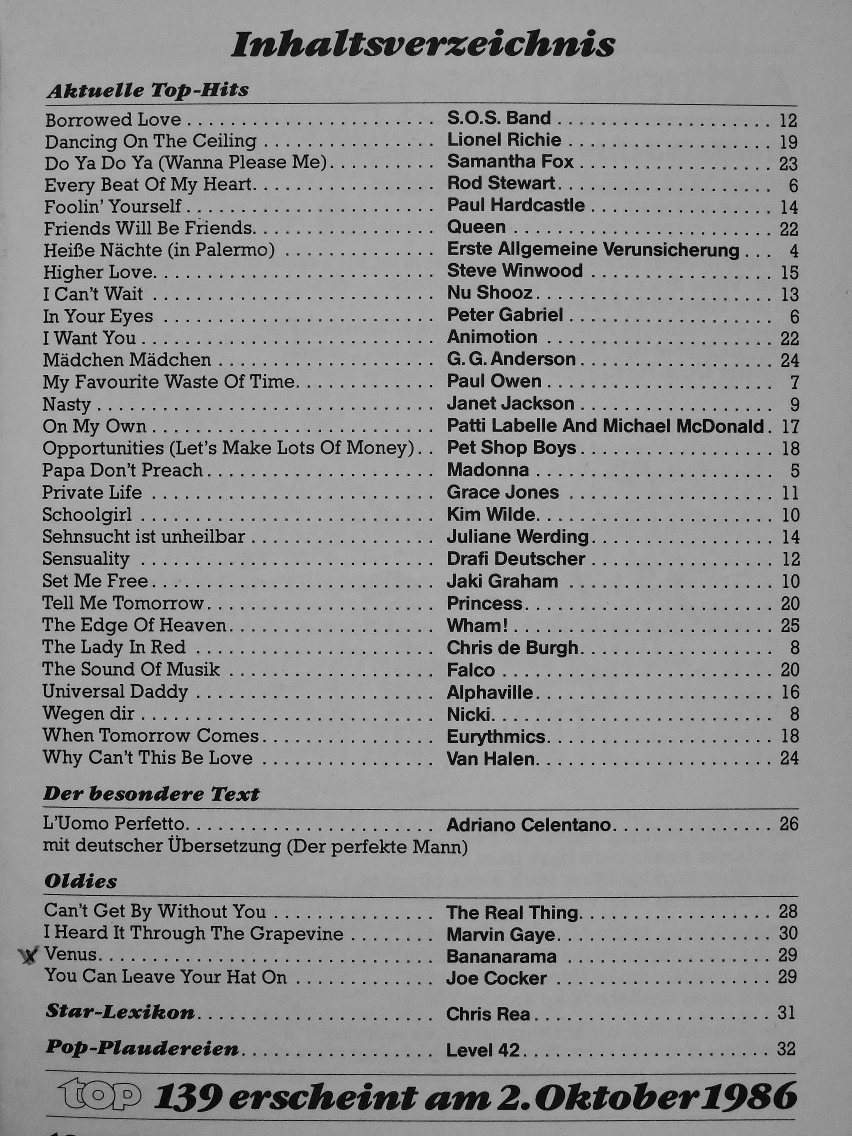 Alphaville - Top Schlagertextheft 138 [antikvár]