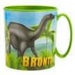 Dinoszaurusz mintás műanyag mikrozható bögre