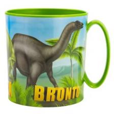 Dinoszaurusz mintás műanyag mikrozható bögre