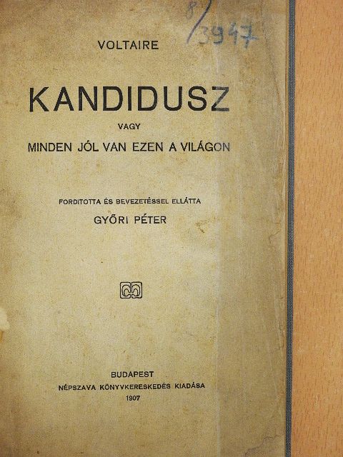 Voltaire - Kandidusz [antikvár]