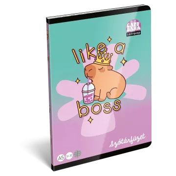 Lollipop Capybara: Szótárfüzet - A/5-ös