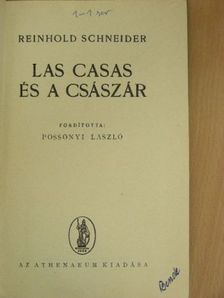 Reinhold Schneider - Las Casas és a császár [antikvár]