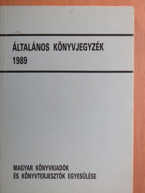 Általános könyvjegyzék 1989 [antikvár]