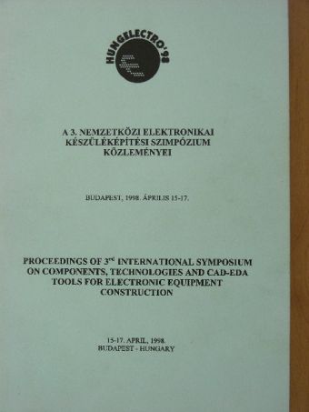Christian Gemke - A 3. Nemzetközi Elektronikai Készüléképítési Szimpózium közleményei [antikvár]