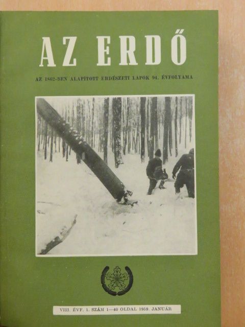 Ákos László - Az Erdő 1959. január-december [antikvár]