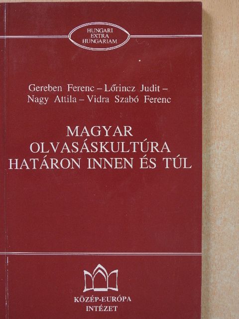 Gereben Ferenc - Magyar olvasáskultúra határon innen és túl (dedikált példány) [antikvár]
