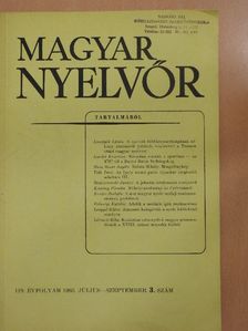 Buza Bozsó Angéla - Magyar Nyelvőr 1995. július-szeptember [antikvár]