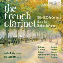 DEBUSSY,PIERNÉ, RABAUD, HONEGGER - THE FRENCH CLARINET CD BOTTA