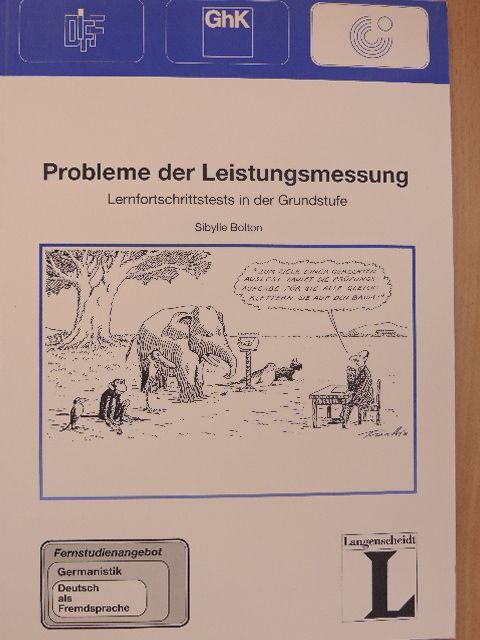 Sibylle Bolton - Probleme der Leistungsmessung [antikvár]