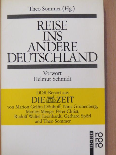 Nina Grunenberg - Reise ins Andere Deutschland [antikvár]