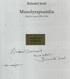 Balaskó Jenő - Mosolyrapszódia (Dedikált) [antikvár]