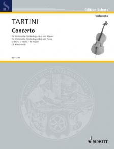 TARTINI - CONCERTO D-DUR FÜR VIOLONCELLO (ODER GAMBE) UND PIANO (R.HINDEMITH)