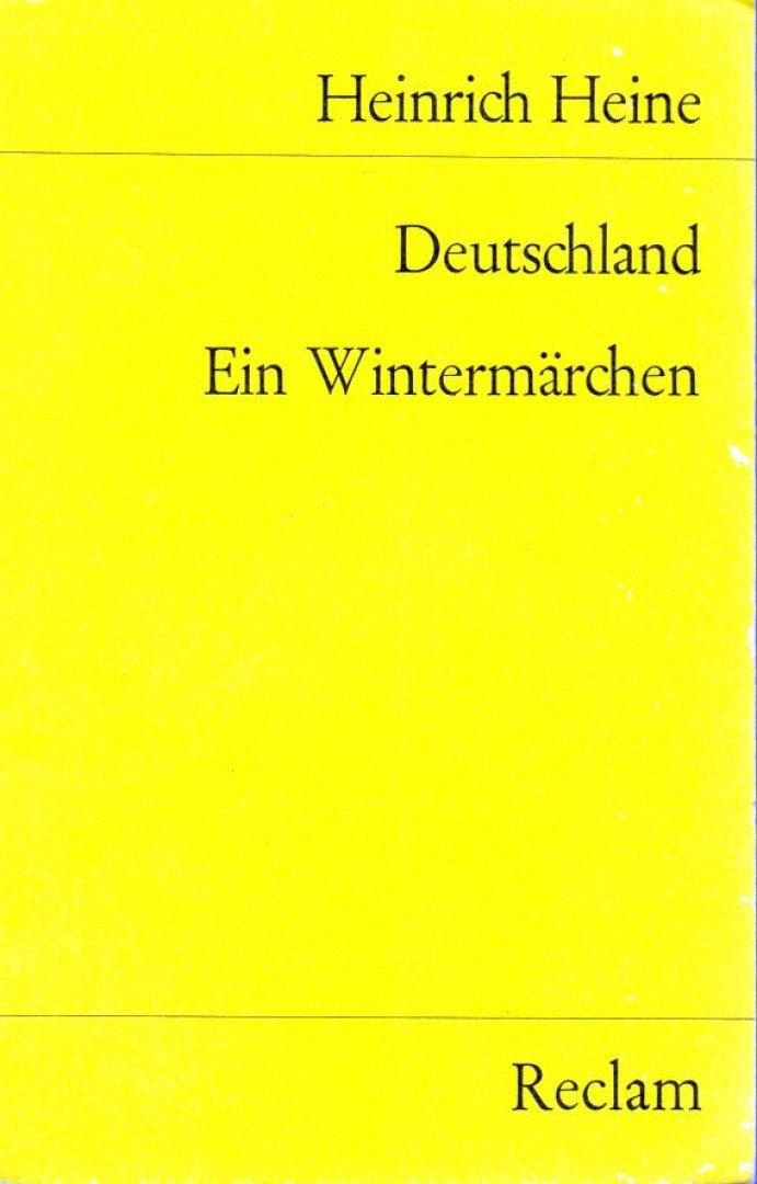 Heine, Heinrich - Deutschland - Ein Wintermärchen [antikvár]