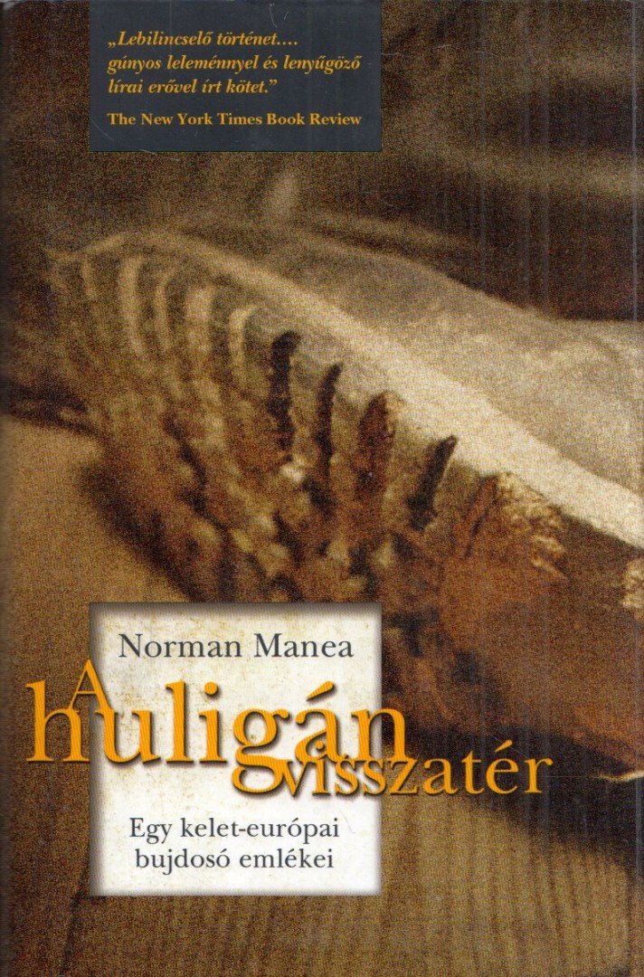 Norman Manea - A huligán visszatér [antikvár]