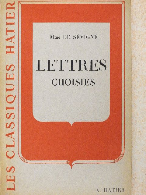 Madame de Sévigné - Lettres choisies [antikvár]