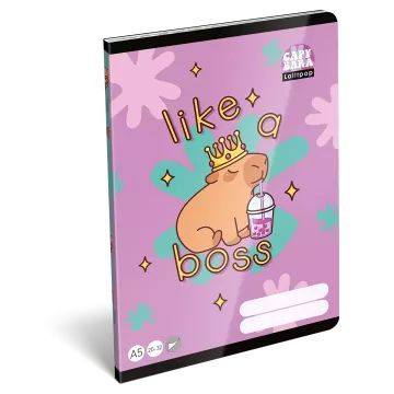 Lollipop Capybara: Sima füzet - A/5-ös