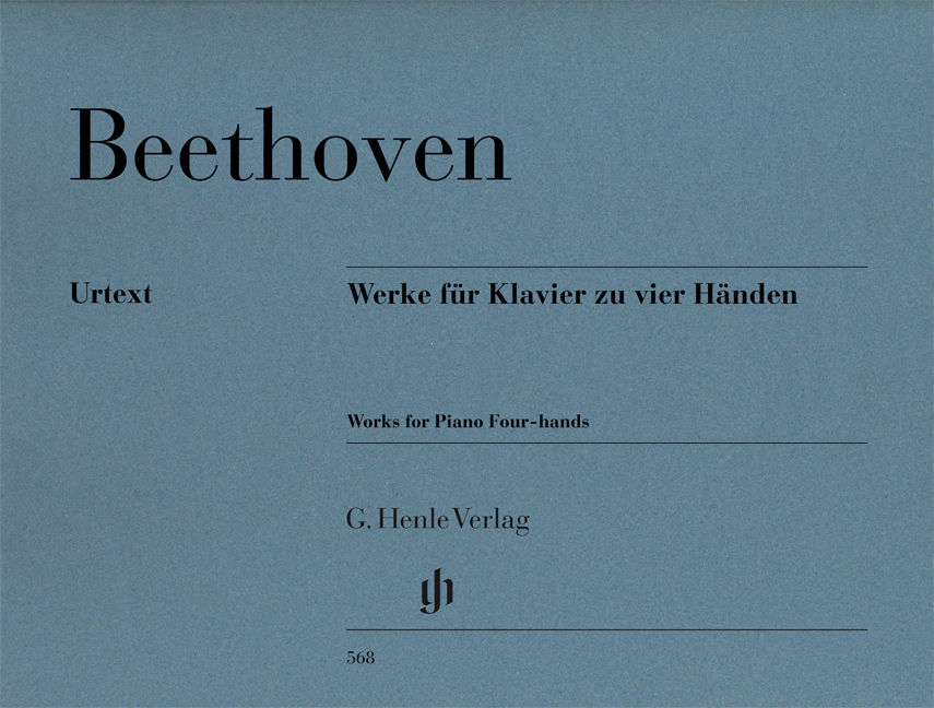 BEETHOVEN - WERKE FÜR KLALVIER ZU VIER HAENDEN