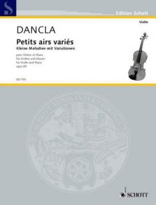 DANCLA - PETITS AIRS VARIÉS POUR VIOLON ET PIANO OP.89