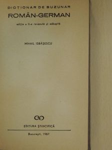 Mihail Isbásescu - Dictionar de buzunar Roman-German [antikvár]
