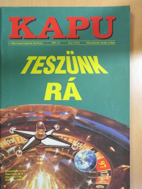 Csontos Gábor - Kapu 1997/11. [antikvár]