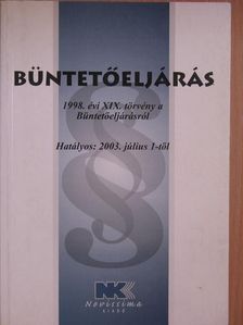 Büntetőeljárás [antikvár]