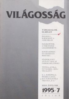 PAPP GÁBOR - Világosság 1995/7. [antikvár]