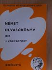 Német olvasókönyv [antikvár]