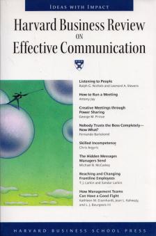 Harvard Business Review on Effective Communications [antikvár]