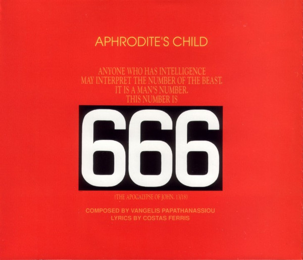 APHRODITE`S CHILD - 666 2CD APHRODITE'S CHILD