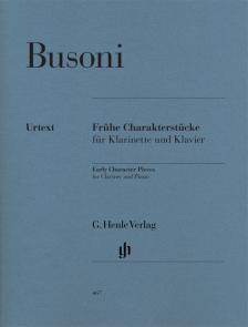 BUSONI - FRÜHE CHARAKTERESTÜCKE FÜR KLARINETTE UND KLAVIER, ANTIKVÁR