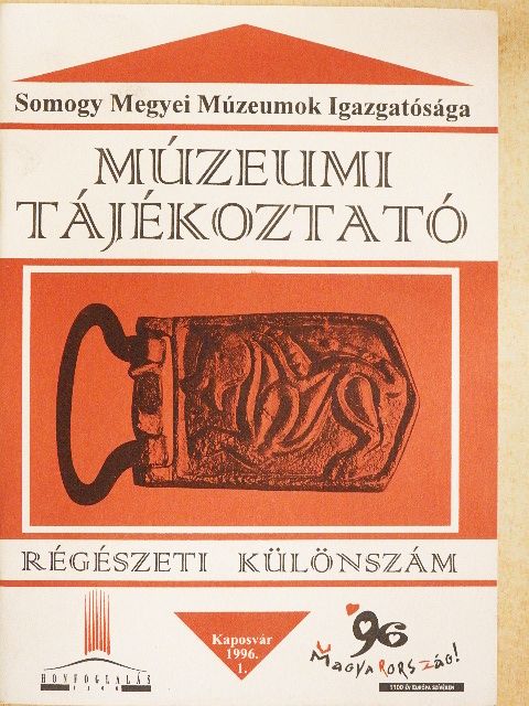 Bárdos Edith - Múzeumi tájékoztató 1996/1. [antikvár]