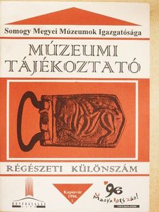 Bárdos Edith - Múzeumi tájékoztató 1996/1. [antikvár]