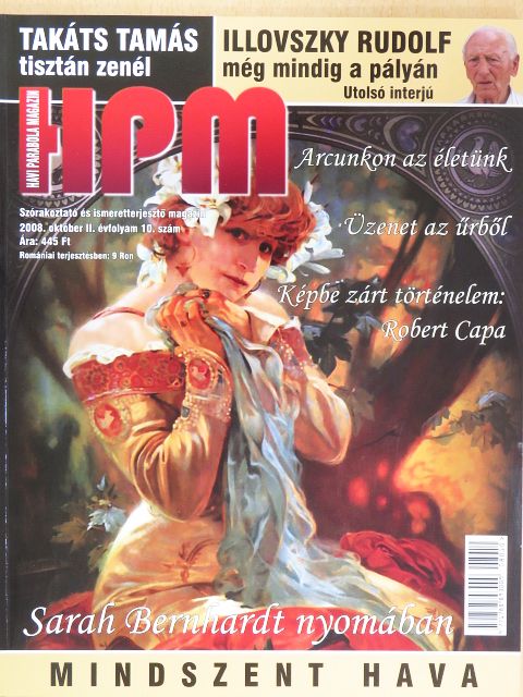 Csépes Márta - Havi Parabola Magazin 2008. október [antikvár]