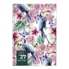 P4114 - 4701 - Határidőnapló Period Botanic B/6 heti Tucan papír 2027