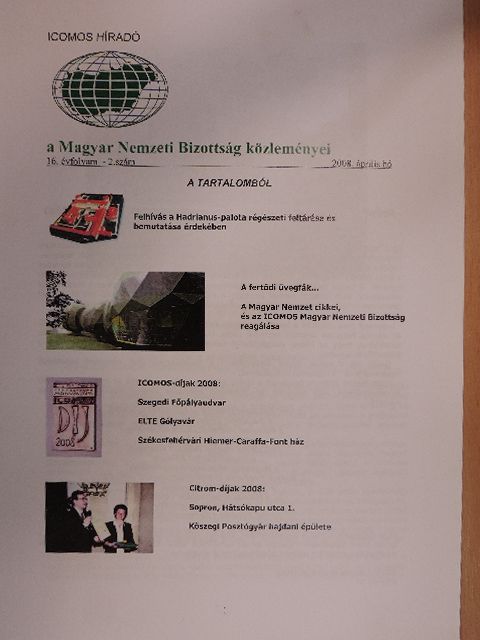 ICOMOS Híradó 2008. április [antikvár]