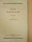 Varságh János - Őszi napsugár [antikvár]