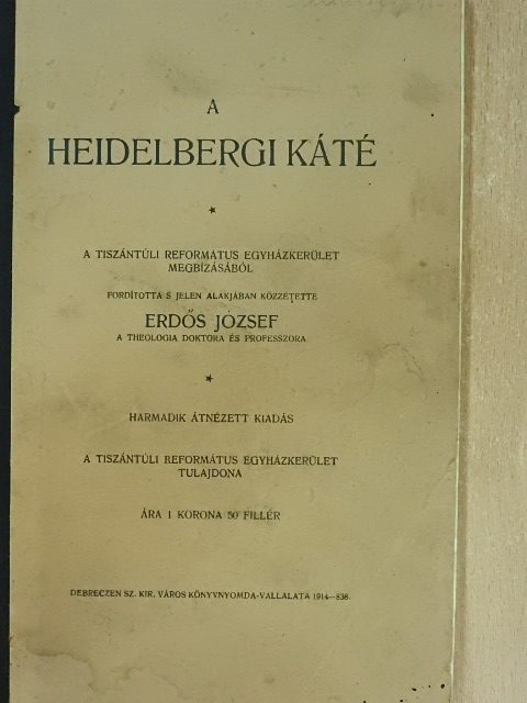 A heidelbergi káté [antikvár]