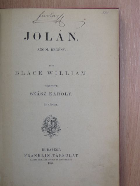 Black William - Jolán [antikvár]