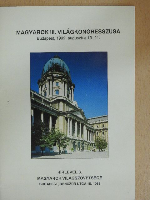 Magyarok III. Világkongresszusa [antikvár]
